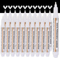40PCS White Permanent Markers Fine Tip Waterproof